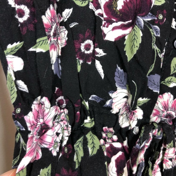 Magazine Floral Button Down Sz XS - Picture 5 of 10